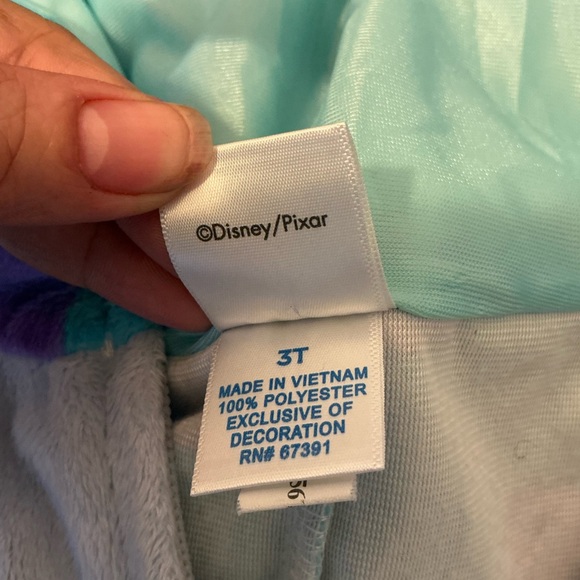 Disney Monsters Inc Teal and Purple Costume - Picture 9 of 13